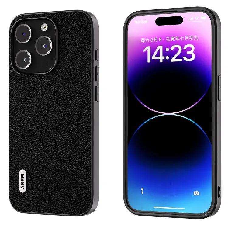 ABEEL Black Edge Genuine Leather Mino Phone Case MyMobile