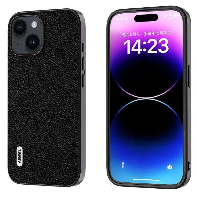 ABEEL Black Edge Genuine Leather Mino Phone Case MyMobile
