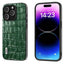 ABEEL Crocodile Texture Genuine Leather Phone Case