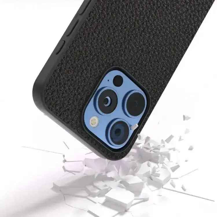 ABEEL Genuine Leather Litchi Texture Phone Case