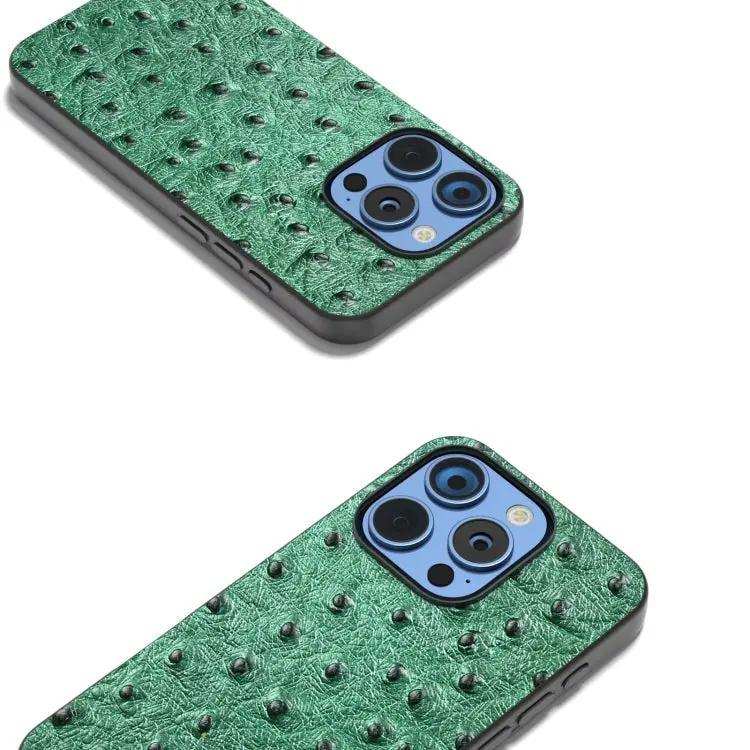 ABEEL Genuine Leather Ostrich Texture Phone Case MyMobile