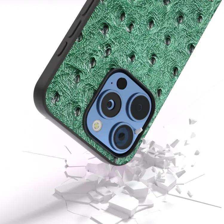 ABEEL Genuine Leather Ostrich Texture Phone Case MyMobile