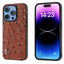 ABEEL Genuine Leather Ostrich Texture Phone Case MyMobile