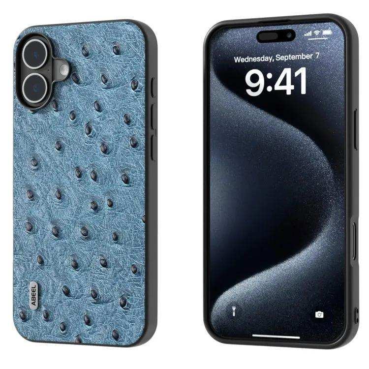 ABEEL Genuine Leather Ostrich Texture Phone Case MyMobile