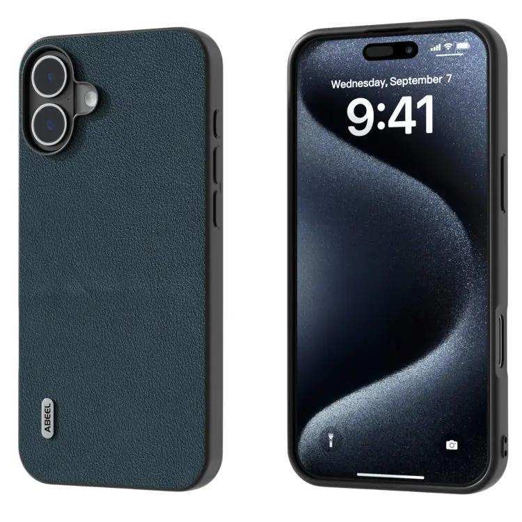 ABEEL Genuine Leather Wave Black Edge Phone Case MyMobile