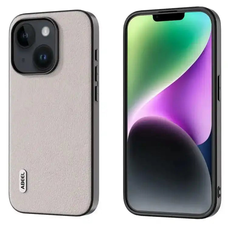 ABEEL Genuine Leather Wave Black Edge Phone Case MyMobile