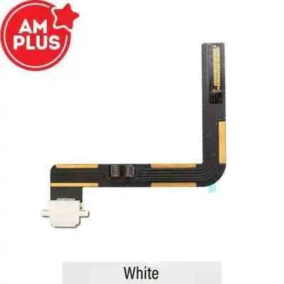 AMPLUS Charging port repair with Flex Cable for Apple iPad 5 2017 / iPad 6 2018 / Air 1-White