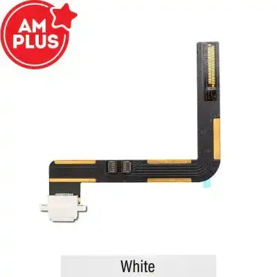 AMPLUS Charging port repair with Flex Cable for Apple iPad 5 2017 / iPad 6 2018 / Air 1-White AMPLUS - Aftermarket Plus