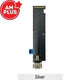 AMPLUS Charging port repair with Flex Cable for Apple iPad Pro 12.9 inch First Generation (4G)-Silver