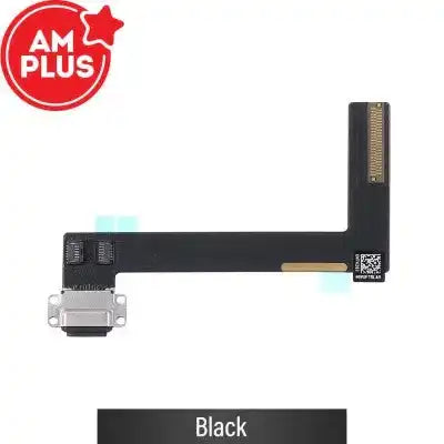 AMPLUS Charging port repair with Flex Cable for iPad Air 2-Black AMPLUS - Aftermarket Plus