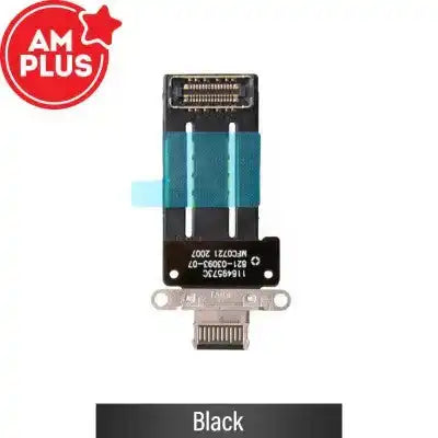 AMPLUS Charging port repair with Flex Cable for iPad Pro 12.9 (2021) / (2022) / Pro 11 (2021) / (2022)-Black AMPLUS - Aftermarket Plus