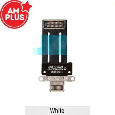 AMPLUS Charging port repair with Flex Cable for iPad Pro 12.9 (2021) / (2022) / Pro 11 (2021) / (2022)-White AMPLUS - Aftermarket Plus