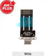 AMPLUS Charging port repair with Flex Cable for iPad Pro 12.9 (2021) / (2022) / Pro 11 (2021) / (2022)-White