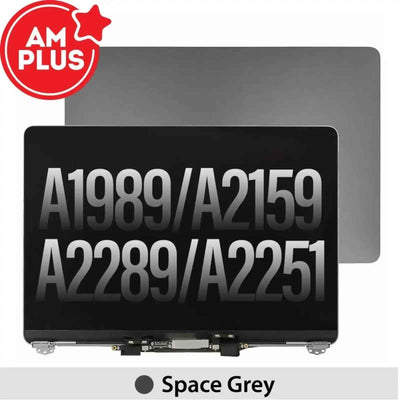 AMPLUS Complete LCD Screen Repair for MacBook Pro 13 A1989(2018-2019) A2159(2019) A2289(2020) A2251(2020)-Space Gray