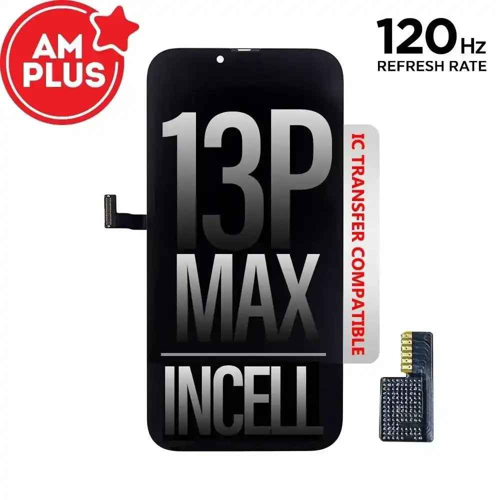AMPLUS Incell LCD Assembly for iPhone 13 Pro Max Screen Replacement (120HZ, Compatible for IC chip transfer)
