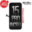 AMPLUS Incell LCD Assembly for iPhone 15 Pro Screen Replacement (80HZ-90HZ, Compatible for IC chip transfer)
