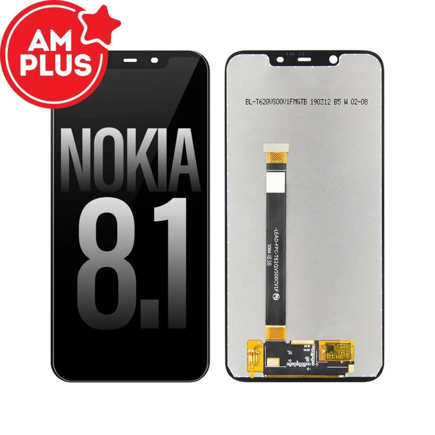 AMPLUS LCD Assembly for Nokia 8.1 - MyMobile