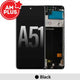 AMPLUS LCD Screen Repair for Samsung Galaxy A51 A515F with Frame -Black