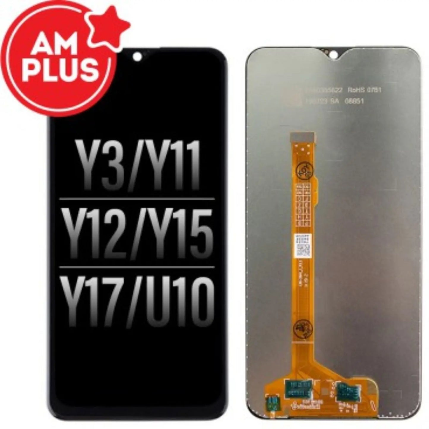 AMPLUS LCD Screen Repair for vivo Y3 Y11 Y12 Y15 Y17 U10 AMPLUS - Aftermarket Plus