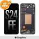 AS NEW-Samsung Galaxy S24 FE OLED Screen Replacement-Graphite (SERVICE PACK SCREEN AND SERVICE PACK FRAME ASSEMBLED)