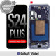 ASSEMBLED OLED Screen Replacement with Frame for Samsung Galaxy S24 Plus S926B-Cobalt Violet
