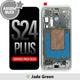 ASSEMBLED OLED Screen Replacement with Frame for Samsung Galaxy S24 Plus S926B-Jade Green
