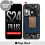ASSEMBLED OLED Screen Replacement with Frame for Samsung Galaxy S24 Plus S926B -Onyx Black ASSEMBLED