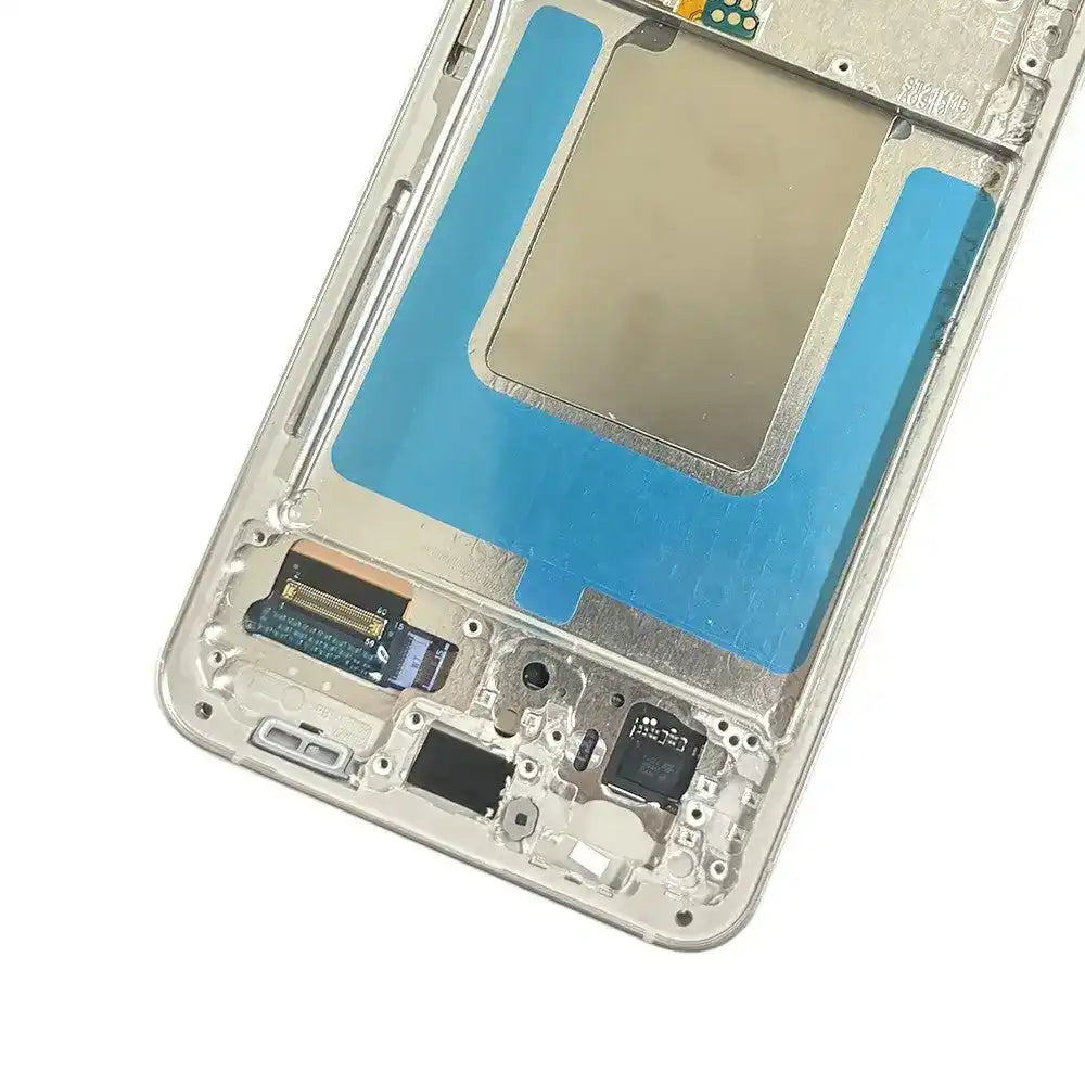 ASSEMBLED OLED Screen Replacement with Frame for Samsung Galaxy S24 S921B-Marble Grey ASSEMBLED