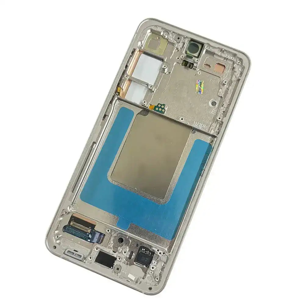 ASSEMBLED OLED Screen Replacement with Frame for Samsung Galaxy S24 S921B-Marble Grey ASSEMBLED