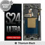 ASSEMBLED OLED Screen Replacement with Frame for Samsung Galaxy S24 Ultra S928B -Titanium Black