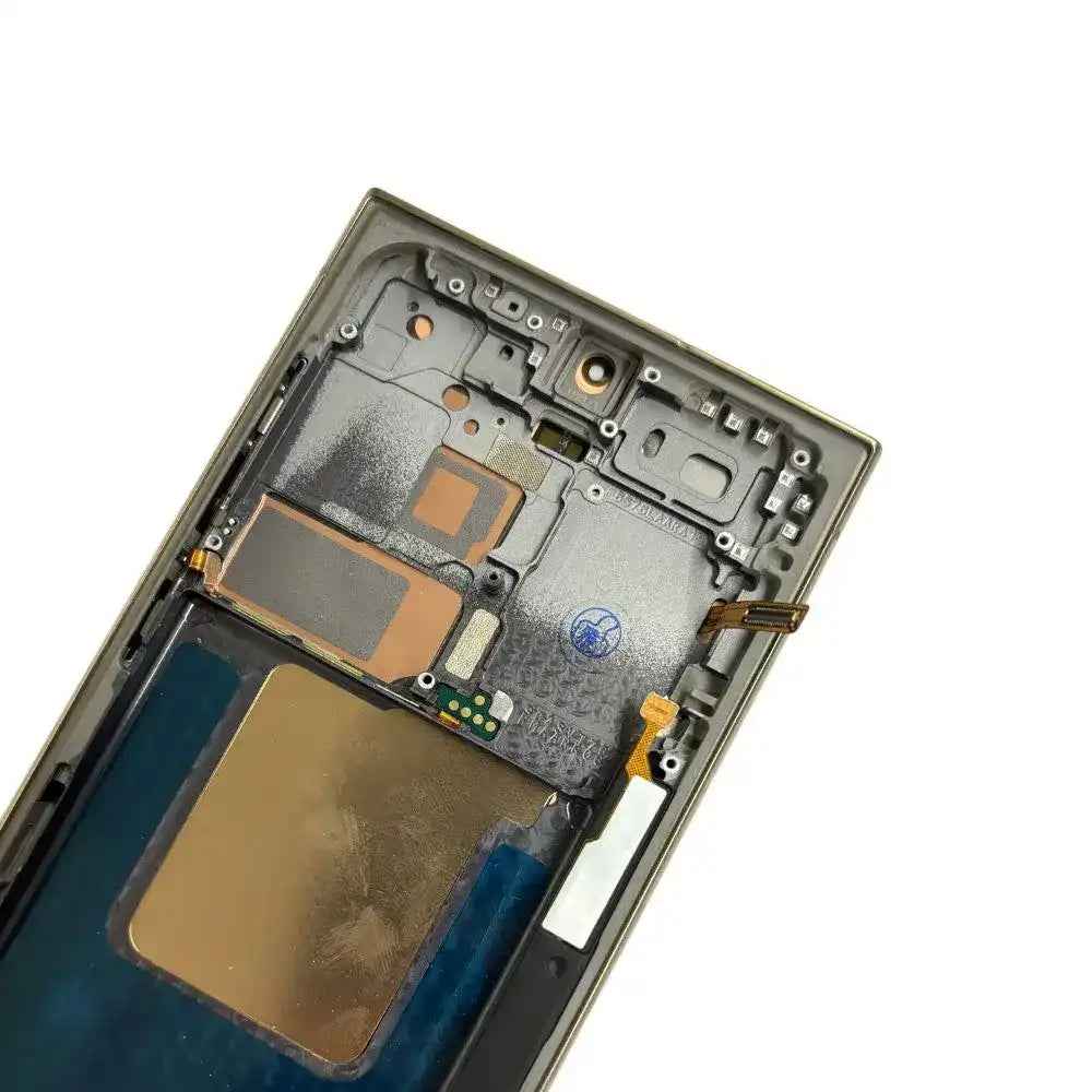 ASSEMBLED OLED Screen Replacement with Frame for Samsung Galaxy S24 Ultra S928B -Titanium Yellow