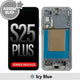 ASSEMBLED OLED Screen Replacement with Frame for Samsung Galaxy S25 Plus S936B-Icy Blue