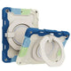 Armor Shockproof Handle Ring Rotation Case Cover for iPad 10.2 (2019) / (2020) / (2021) (No Pen Slot)