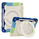Armor Shockproof Handle Ring Rotation Case Cover for iPad 9.7 (2018) / 9.7 (2017) / Pro 9.7 (No Pen Slot)