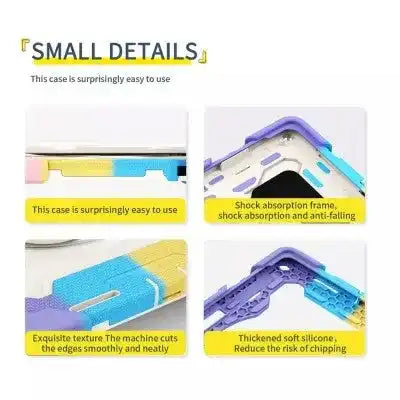 Armor Shockproof Handle Ring Rotation Case Cover for iPad 9.7 (2018) / 9.7 (2017) / Pro 9.7 (No Pen Slot) Redefine