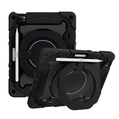 Armor Shockproof Handle Ring Rotation Case Cover for iPad Pro 11 (2018) / (2020) / (2021) / (2022) / Air (2020) / Air (2022) Redefine