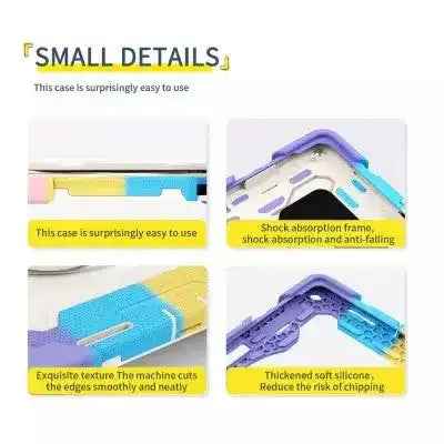 Armor Shockproof Handle Ring Rotation Case Cover for iPad Pro 13 (2024)