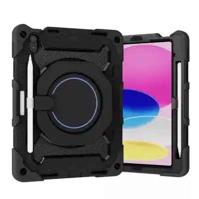 Armor Shockproof Handle Ring Rotation Case Cover for iPad (2022) / iPad (2025)