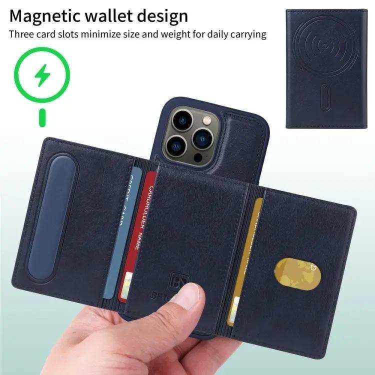 BETOPNICE Horizontal Flip Detachable MagSafe Wallet Phone Case BETOPNICE