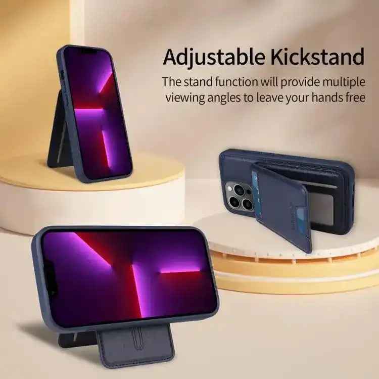 BETOPNICE Vertical Flip Detachable MagSafe Wallet Phone Case