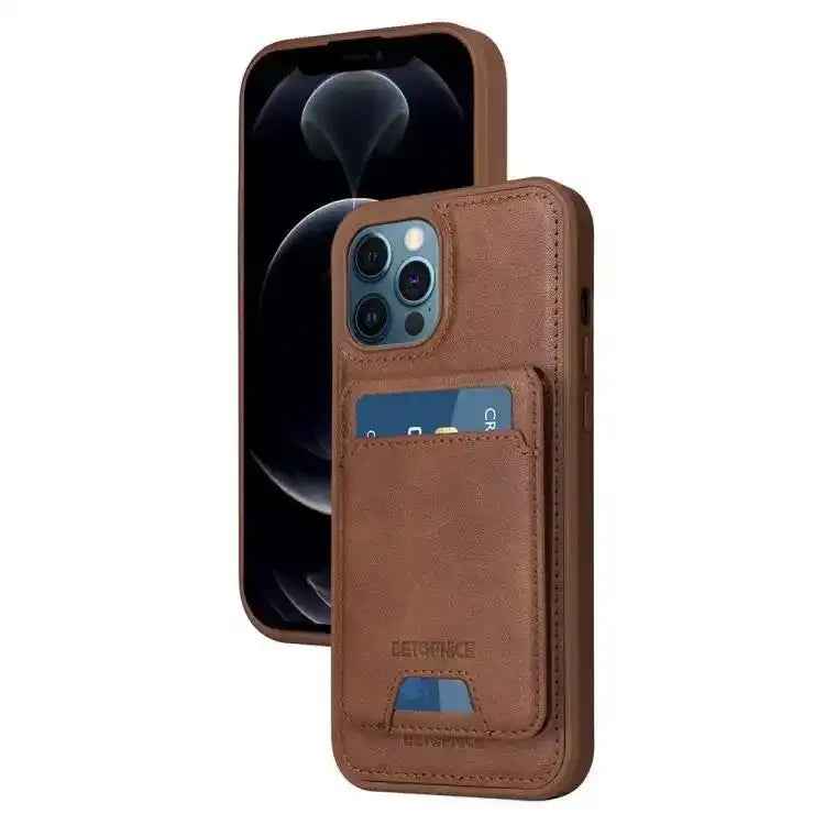 BETOPNICE Vertical Flip Detachable MagSafe Wallet Phone Case