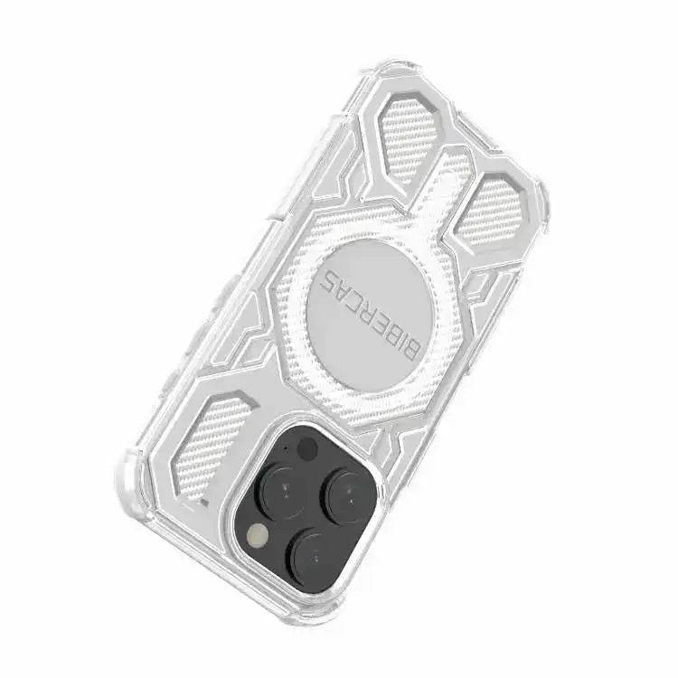 BIBERCAS Transparent Color Series MagSafe Air Bag Shockproof Phone Case BIBERCAS