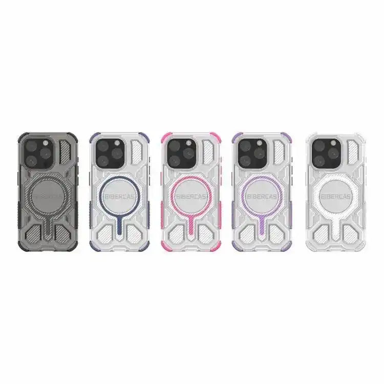BIBERCAS Transparent Color Series MagSafe Air Bag Shockproof Phone Case BIBERCAS