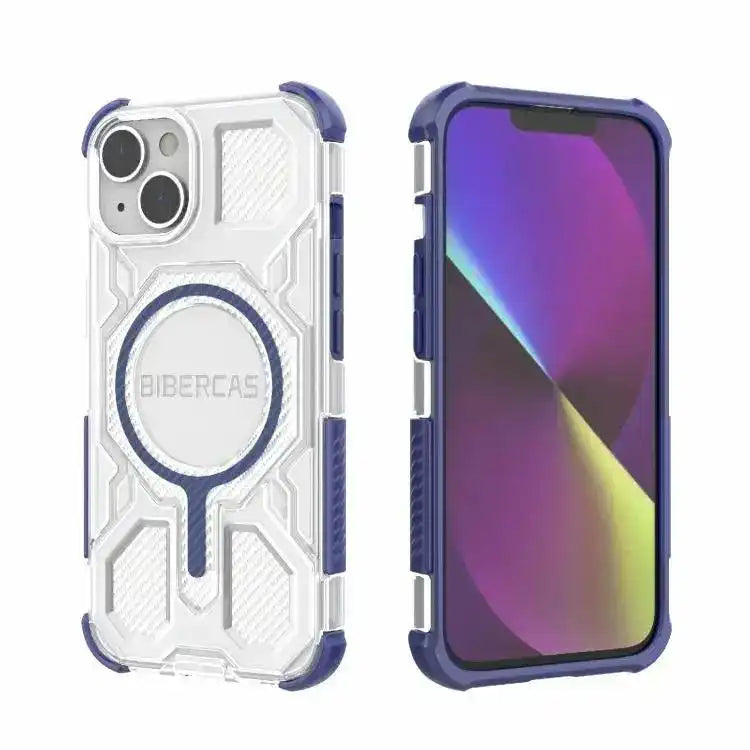 BIBERCAS Transparent Color Series MagSafe Air Bag Shockproof Phone Case BIBERCAS
