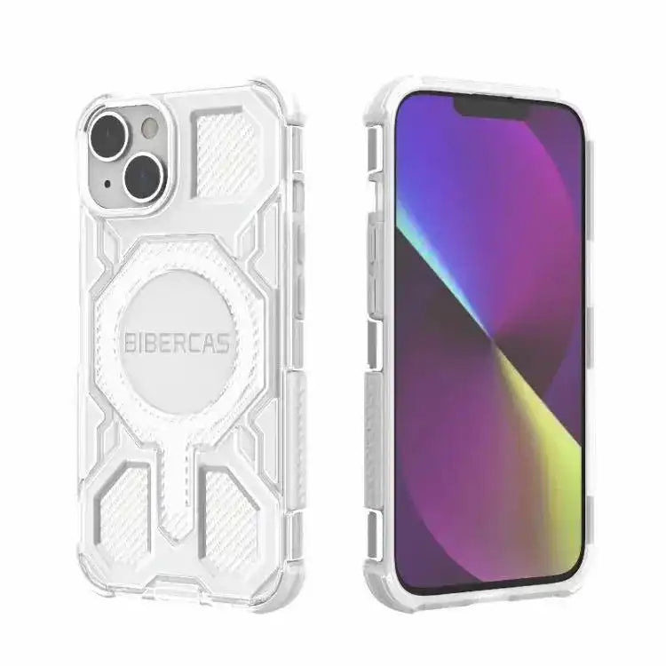 BIBERCAS Transparent Color Series MagSafe Air Bag Shockproof Phone Case BIBERCAS