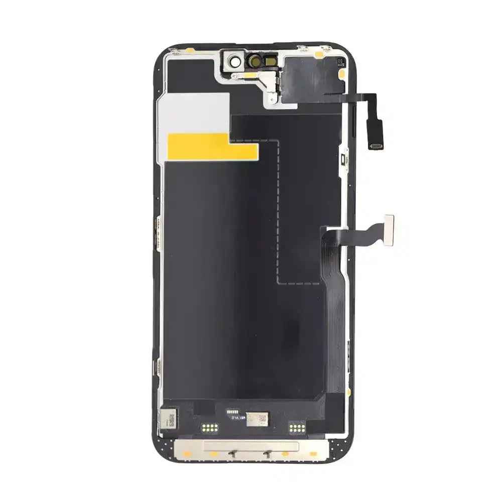 BQ7 Diagnosable Soft OLED Assembly With Proximity Sensor Flex for iPhone 14 Pro Max Screen Replacement (120HZ, Configuration Ready)