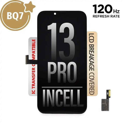 BQ7 Incell LCD Assembly for iPhone 13 Pro Screen Replacement (120HZ, Compatible for IC chip transfer)