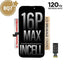 BQ7 Incell LCD Assembly for iPhone 16 Pro Max Screen Replacement (120HZ, Compatible for IC chip transfer)