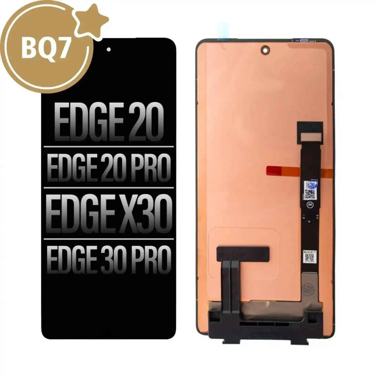 BQ7 LCD Screen Repair for Motorola Edge 20 Edge 20 Pro Edge X30 Edge 30 Pro (Brazil Version)-(As the same as service pack, but not from official Motorola)