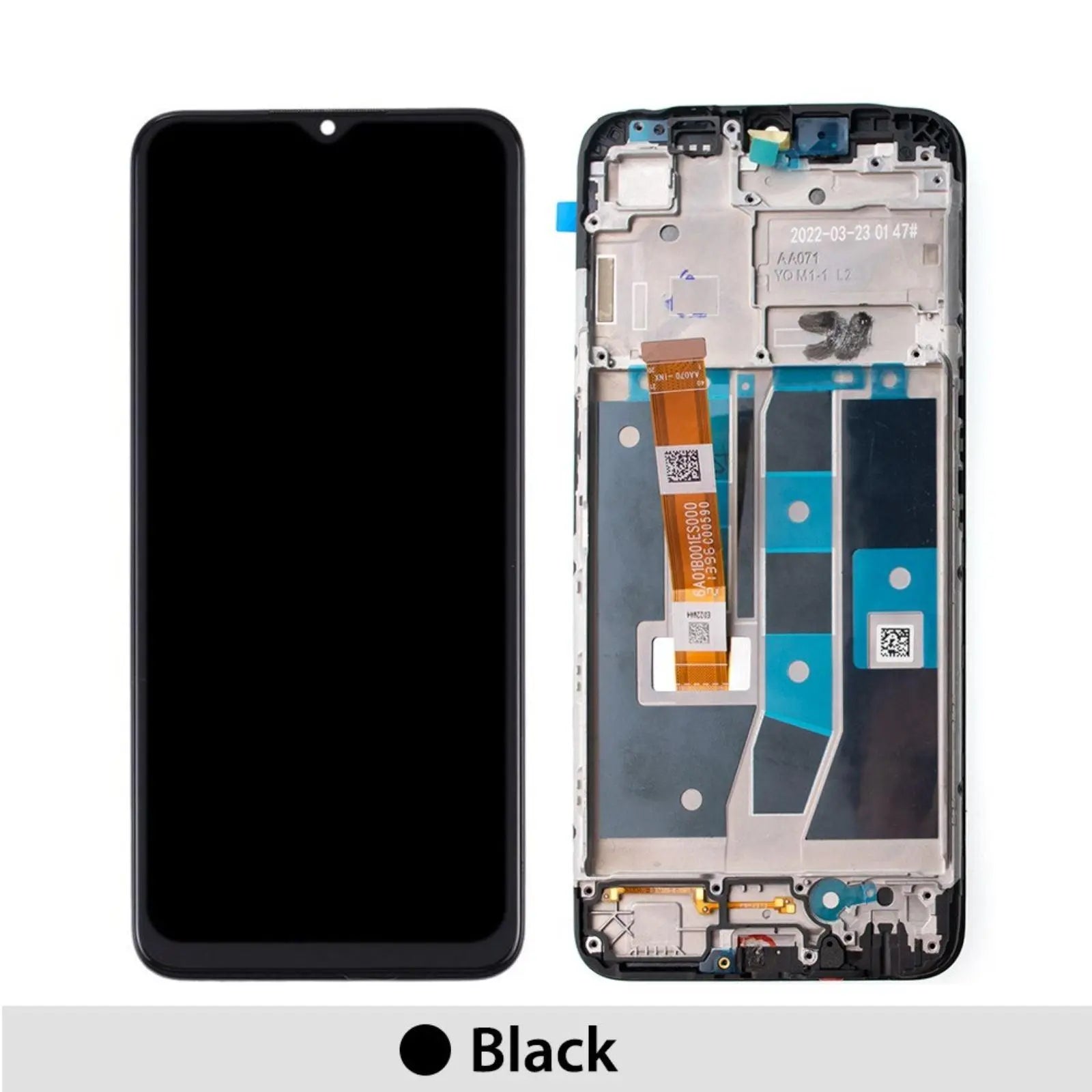 BQ7 LCD Screen Repair for OPPO A16 A16s A54s with Frame (As the same as service pack, but not from official OPPO) - MyMobile